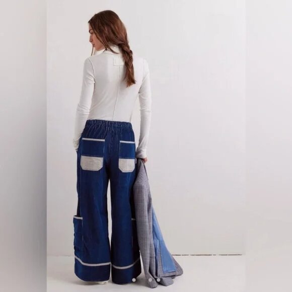 We The Free Amethyst Wide Leg Pull On Jeans NWT Size Medium - Picture 2 of 11